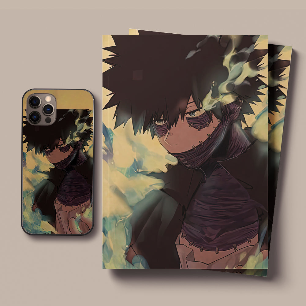 My Hero Academia Deku and Bakugo LED Case for iPhone