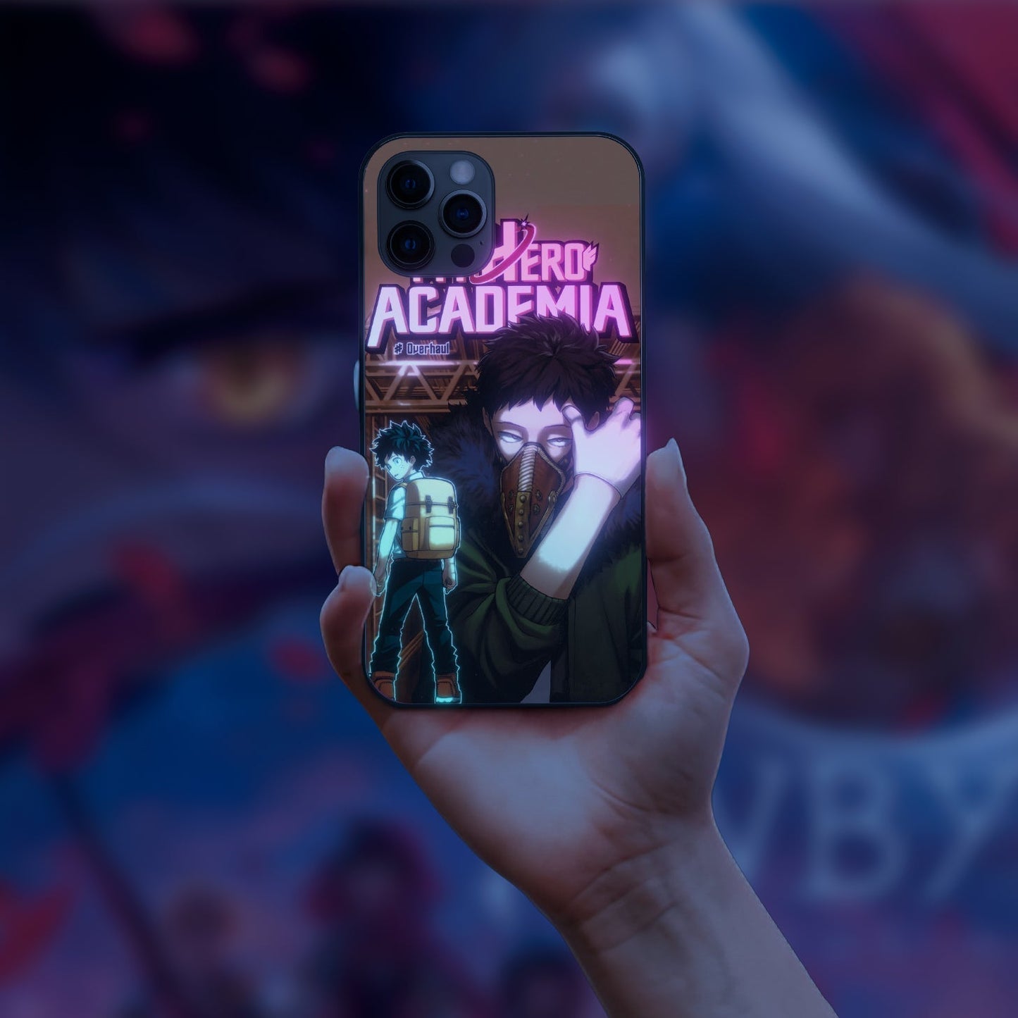 My Hero Academia Plus Ultra Pattern LED Case for iPhone