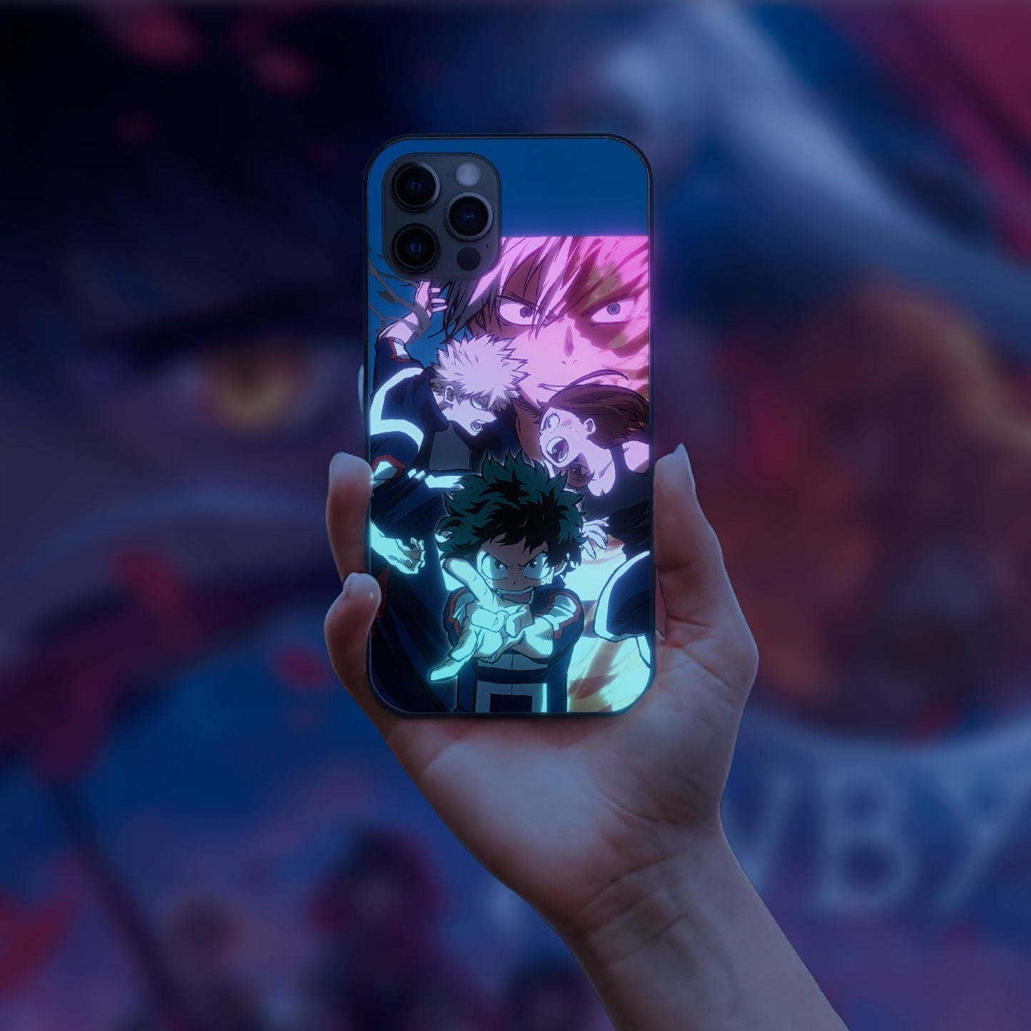 My Hero Academia World Heroes Mission LED Case for iPhone