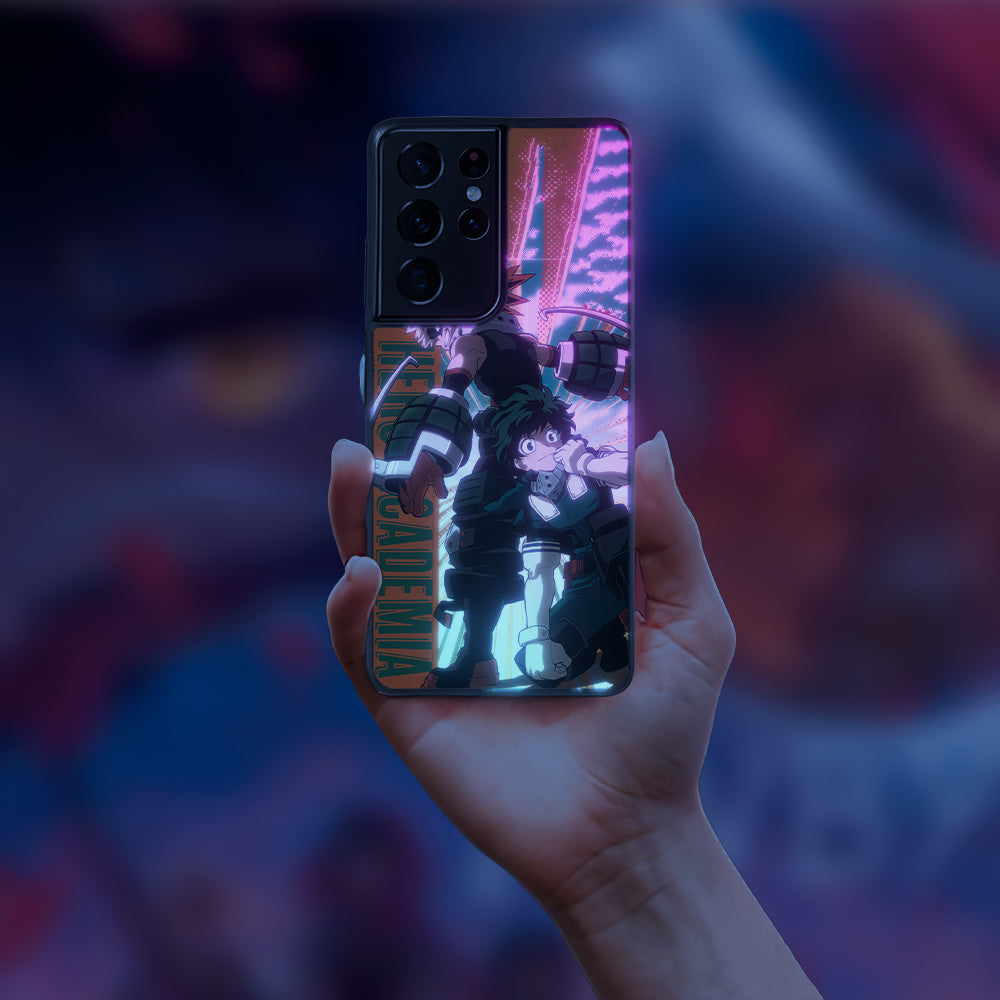 My Hero Academia Izuku Midoriya LED Case for Samsung