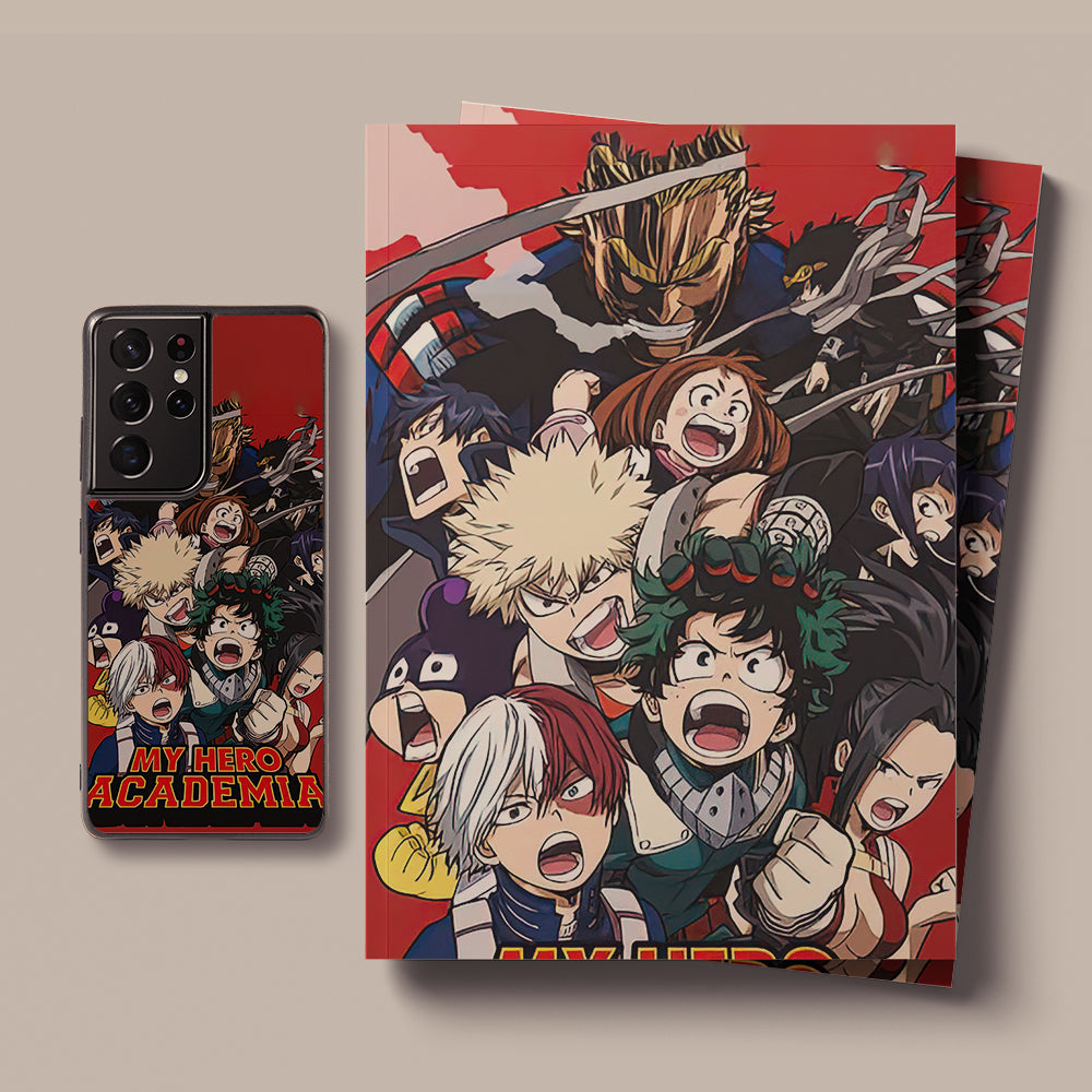 My Hero Academia Poster LED Case for Samsung