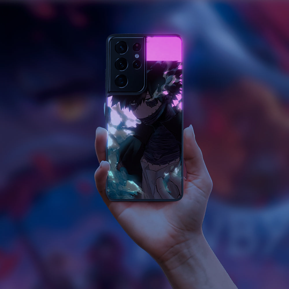 My Hero Academia Deku and Bakugo LED Case for Samsung