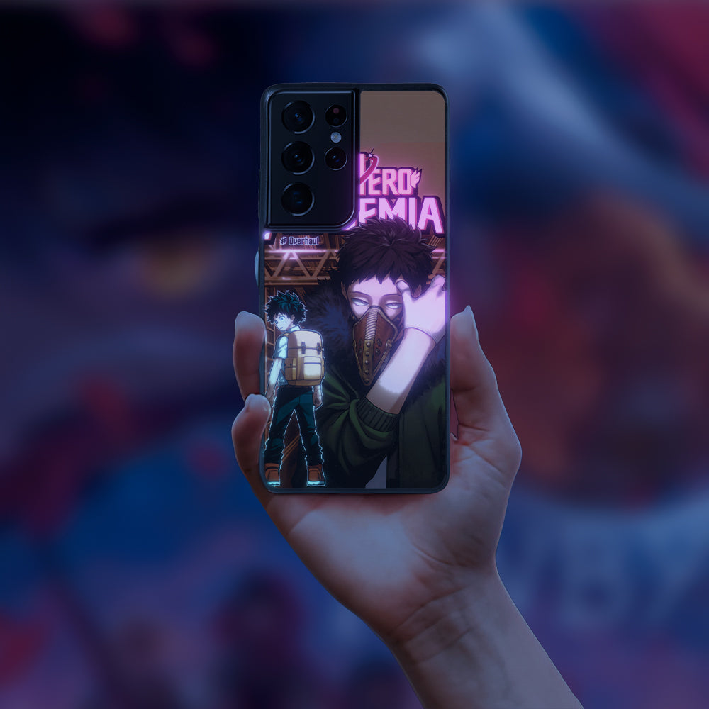 My Hero Academia Plus Ultra Pattern LED Case for Samsung