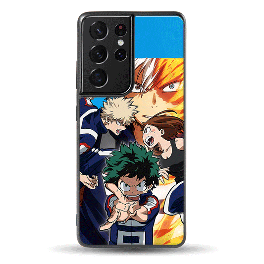 My Hero Academia World Heroes Mission LED Case for Samsung