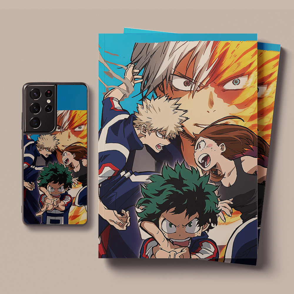 My Hero Academia World Heroes Mission LED Case for Samsung