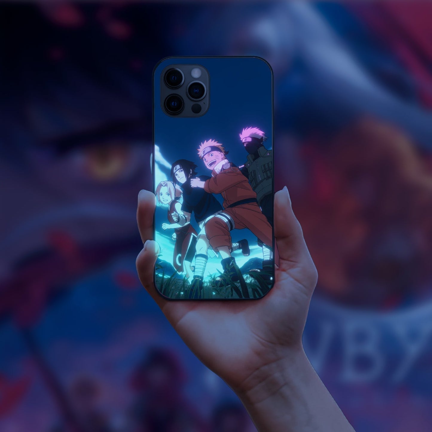 Naruto Ichiraku Team LED Case for iPhone