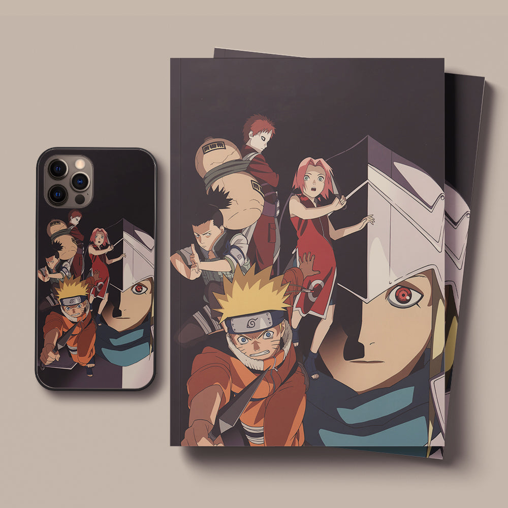 Naruto Spirit of the Fighter LED Case for iPhone