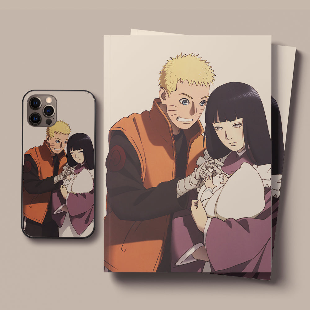 Naruto Family kids LED Case for iPhone