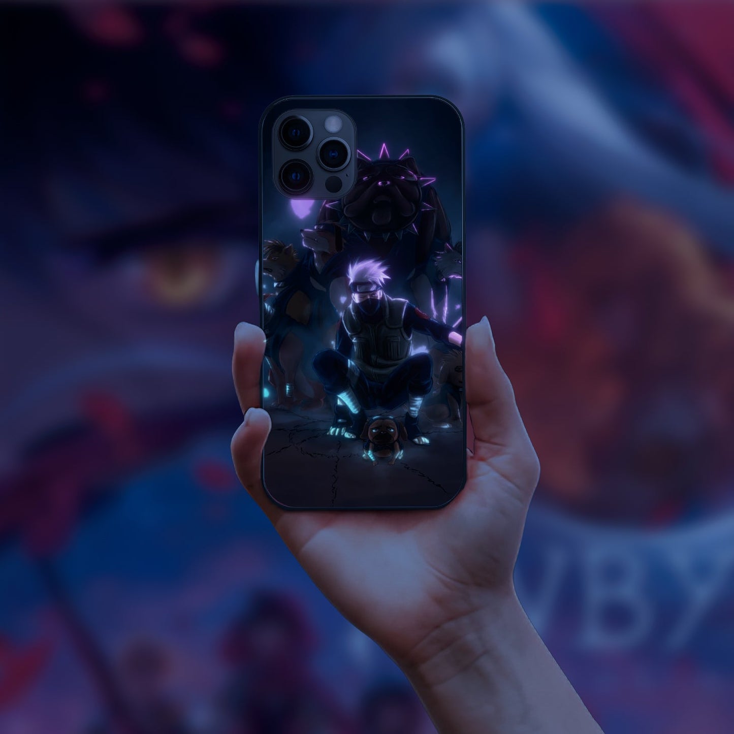 Naruto Japanese Anime LED Case for iPhone