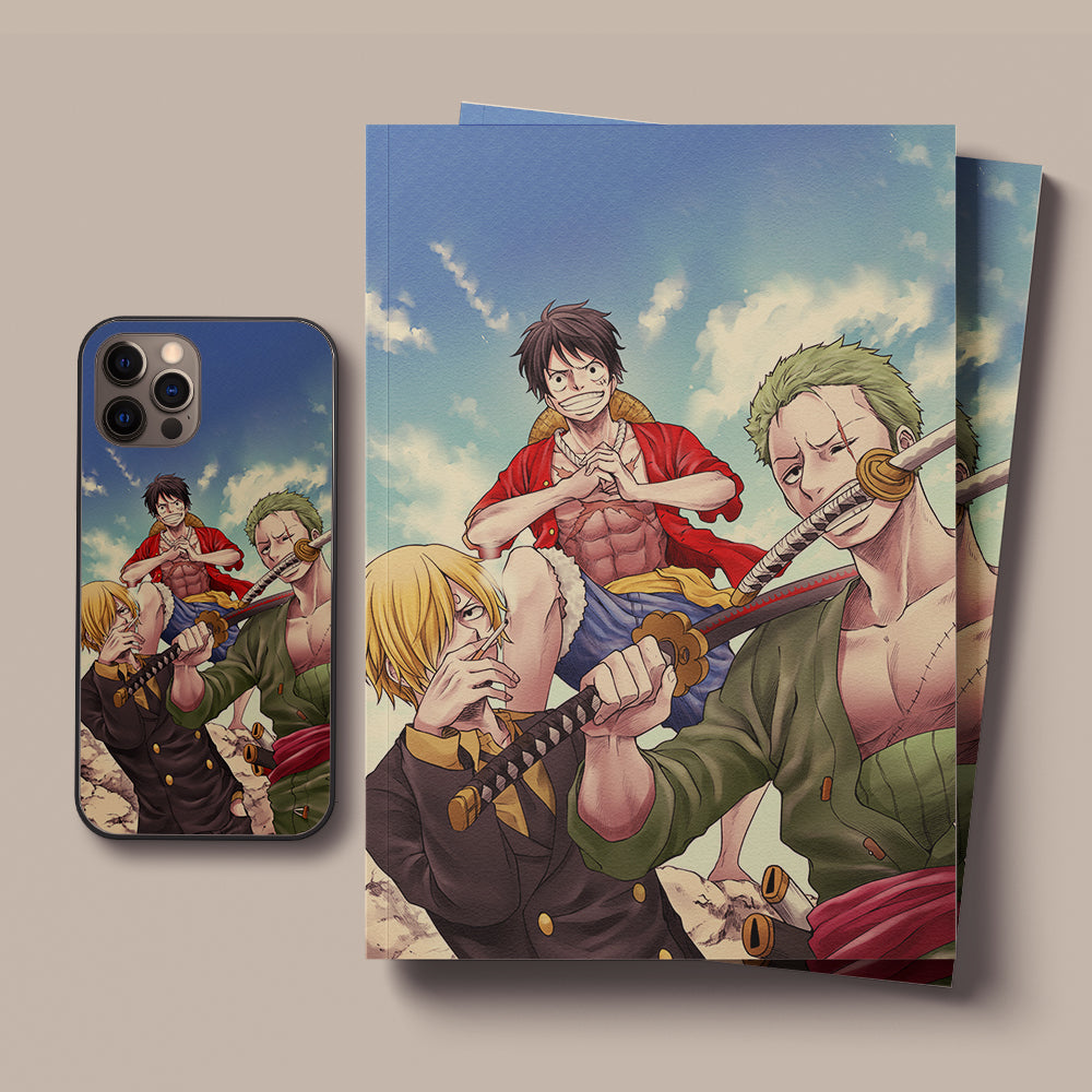 One Piece Team Fighting LED Case for iPhone