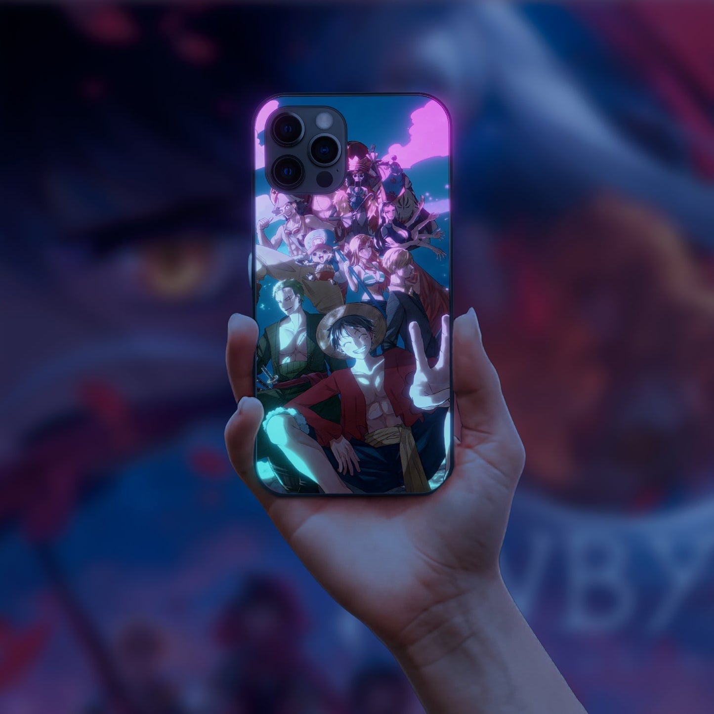 One Piece Poster LED Case for iPhone