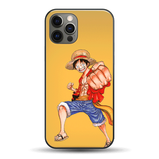 One Piece Anime Team Straw Hat LED Case for iPhone