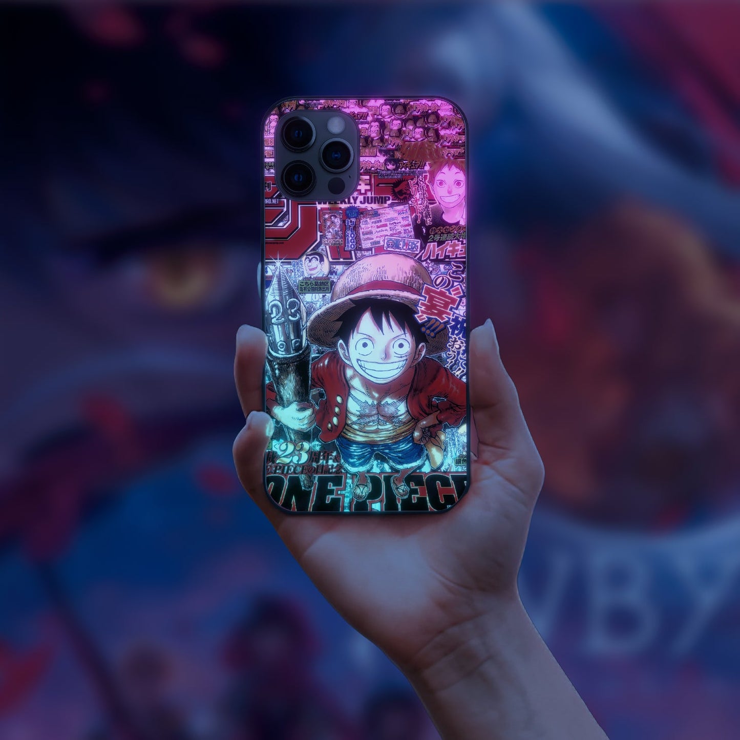 One Piece Manga Collage LED Case for iPhone