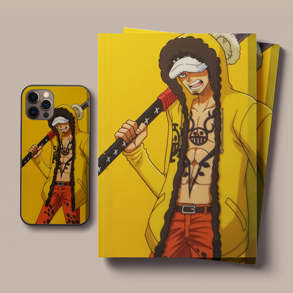 One Piece Trafalgar D Water Law LED Case for iPhone