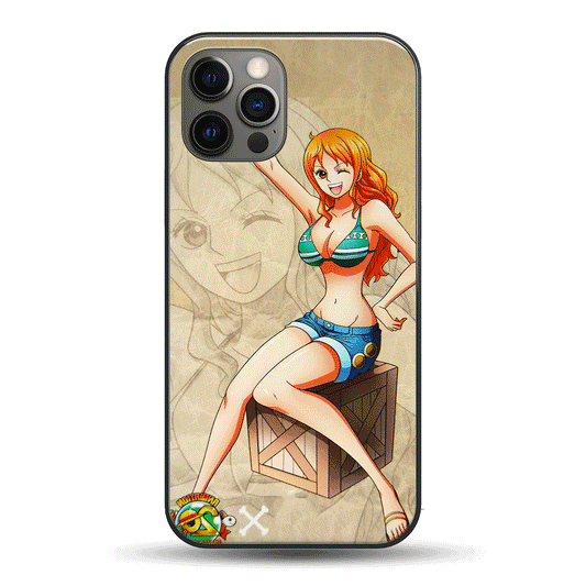 Help Nami One Piece LED Case for iPhone