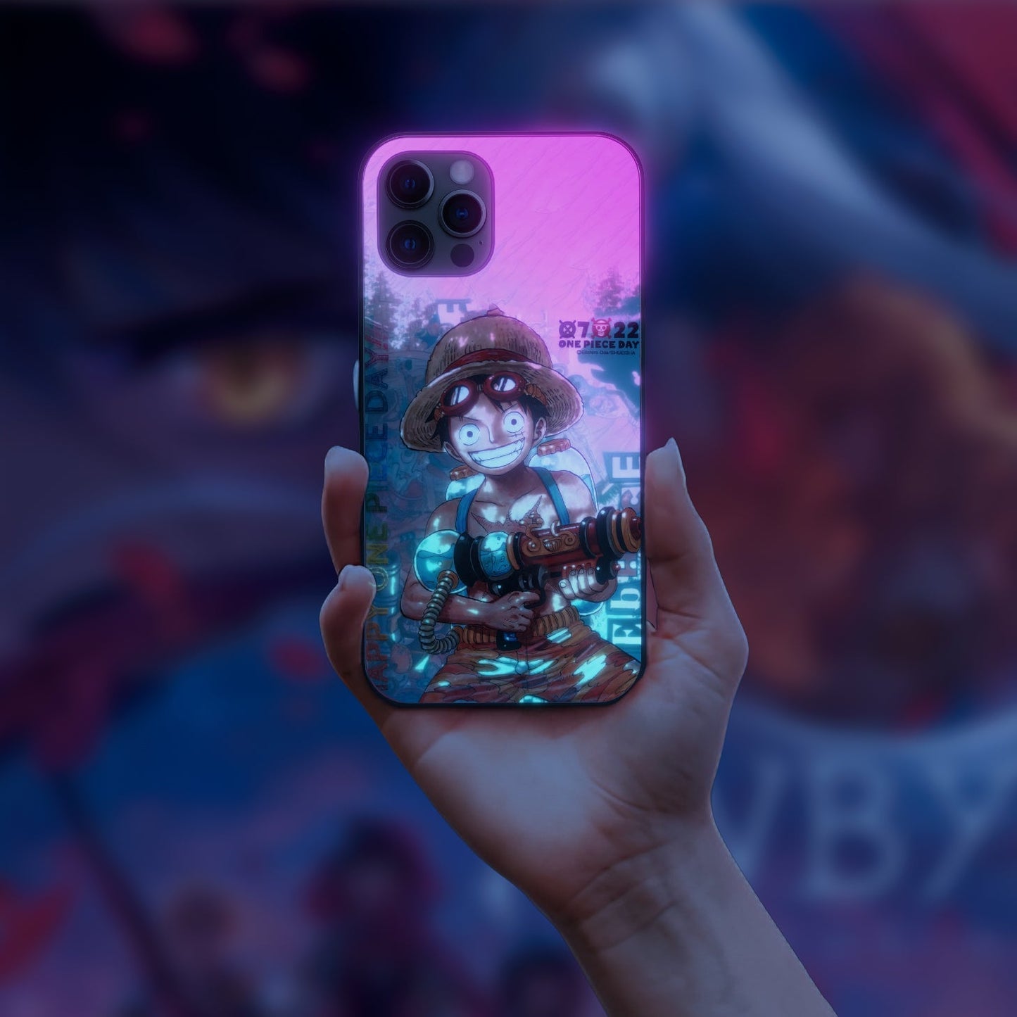 One Piece Luffys Crew LED Case for iPhone