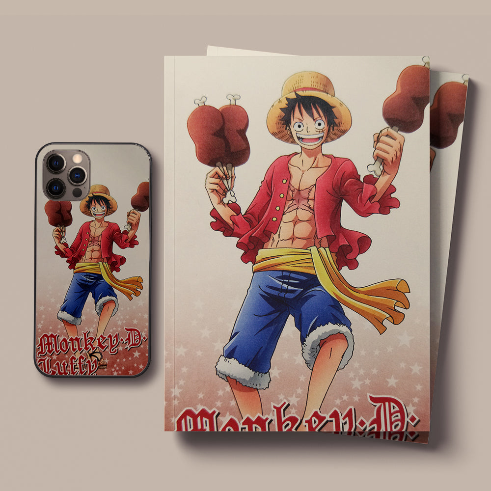 One Piece Monkey D Luffy Meat LED Case for iPhone