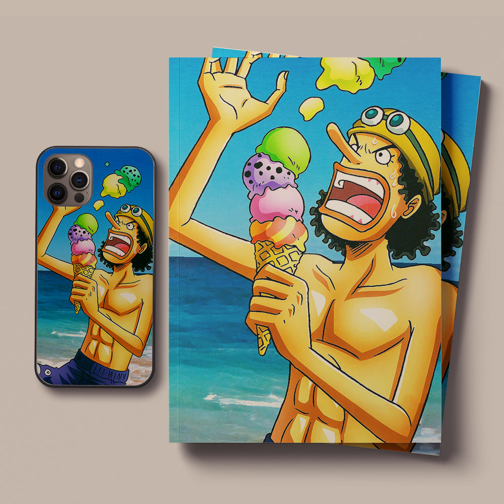 One Piece Usopp LED Case for iPhone