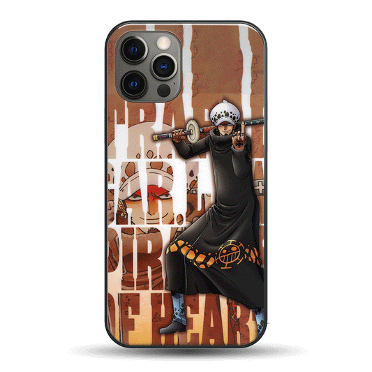 One Piece Trafalgar D Water Law Finger LED Case for iPhone