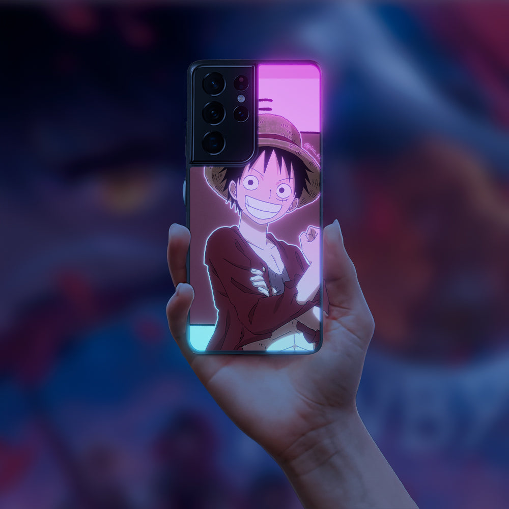 One Piece Monkey D Luffy LED Case for Samsung