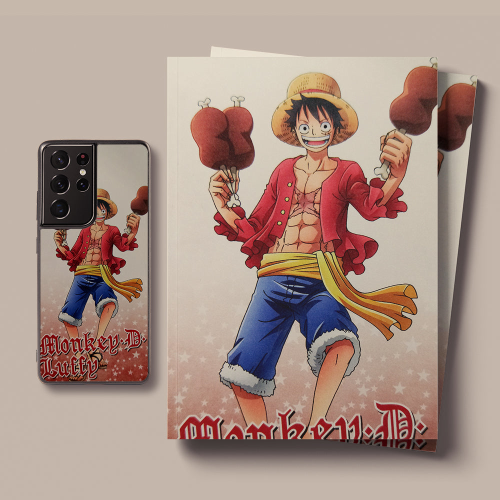 One Piece Monkey D Luffy Meat LED Case for Samsung