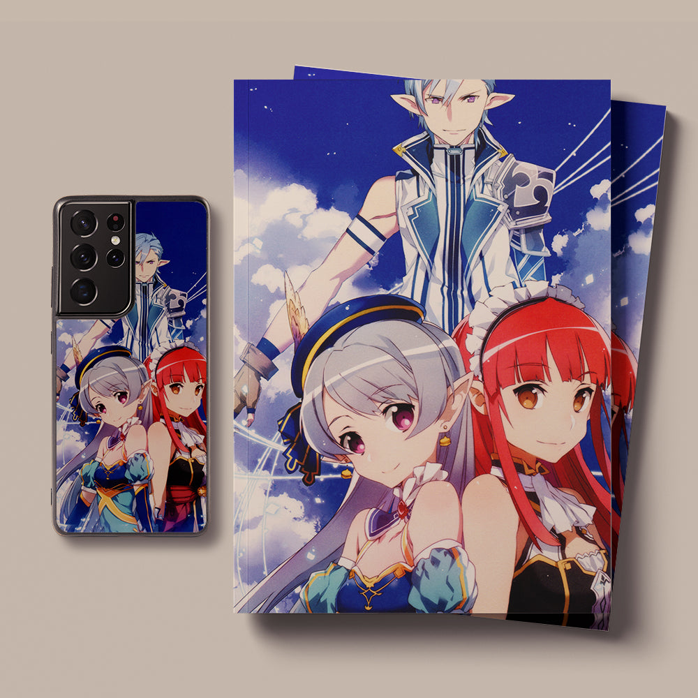 Sword Art Online Alicization Elegant Art LED Case for Samsung