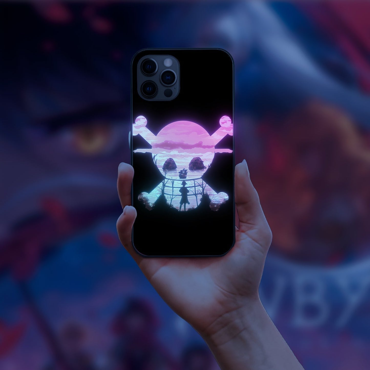 One Piece 14 LED Case for apple