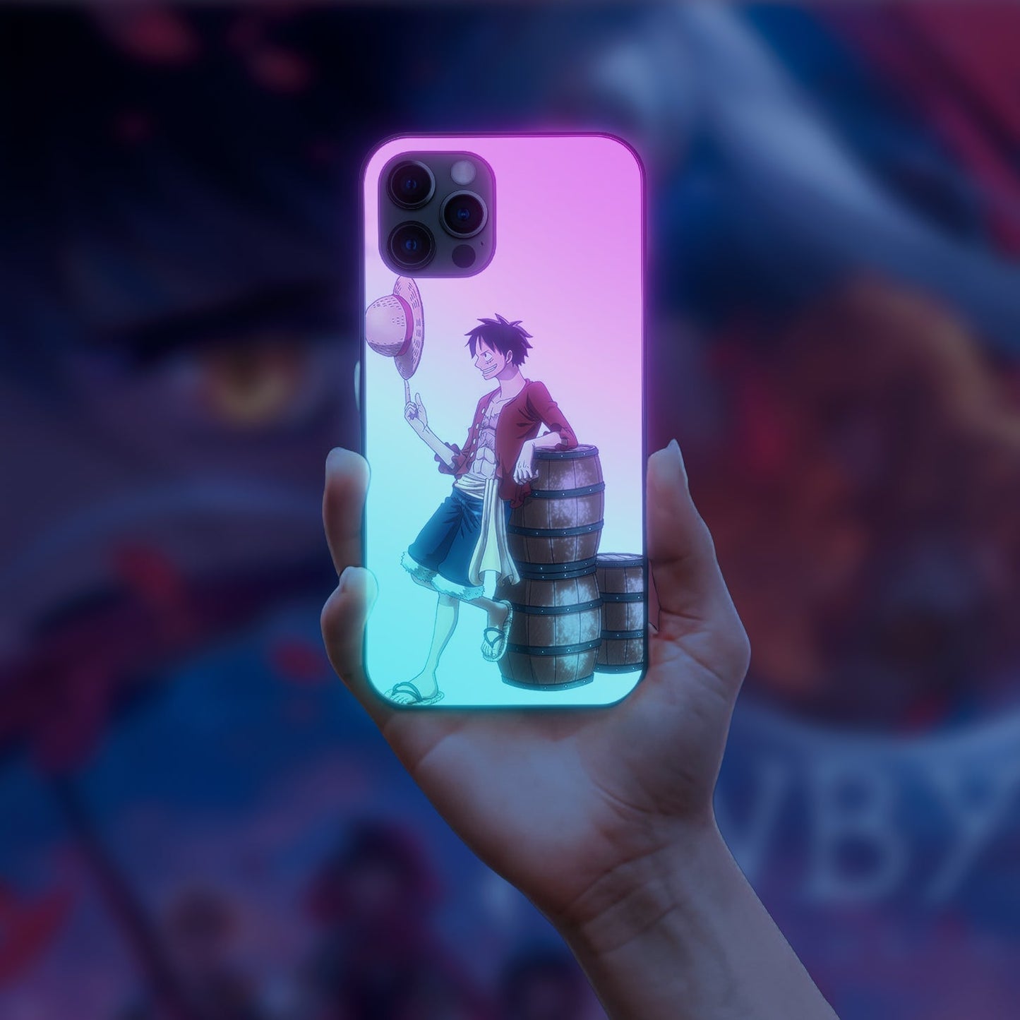 One Piece 19 LED Case for apple