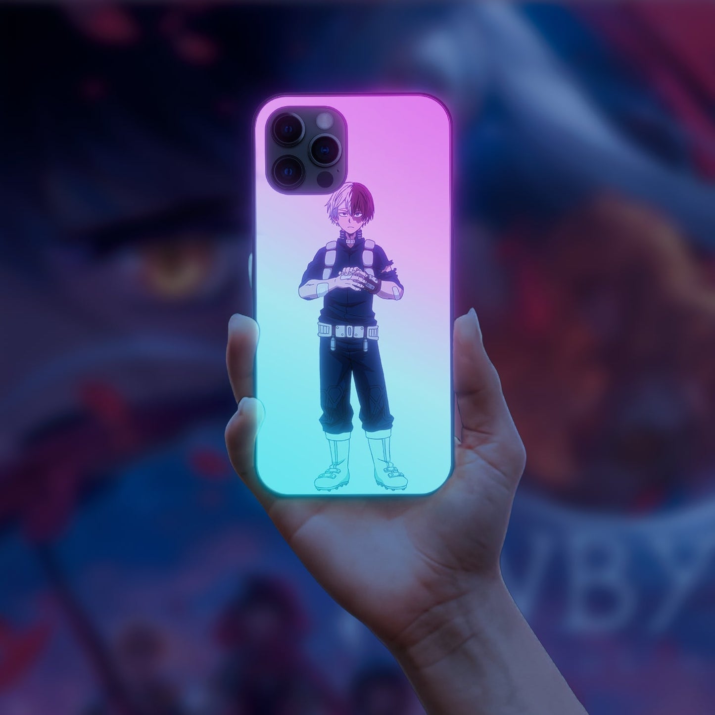 my hero academia 12 LED Case for apple