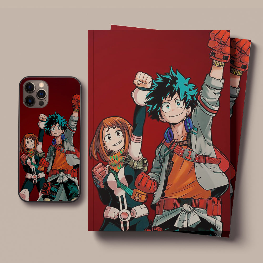 my hero academia 18 LED Case for apple