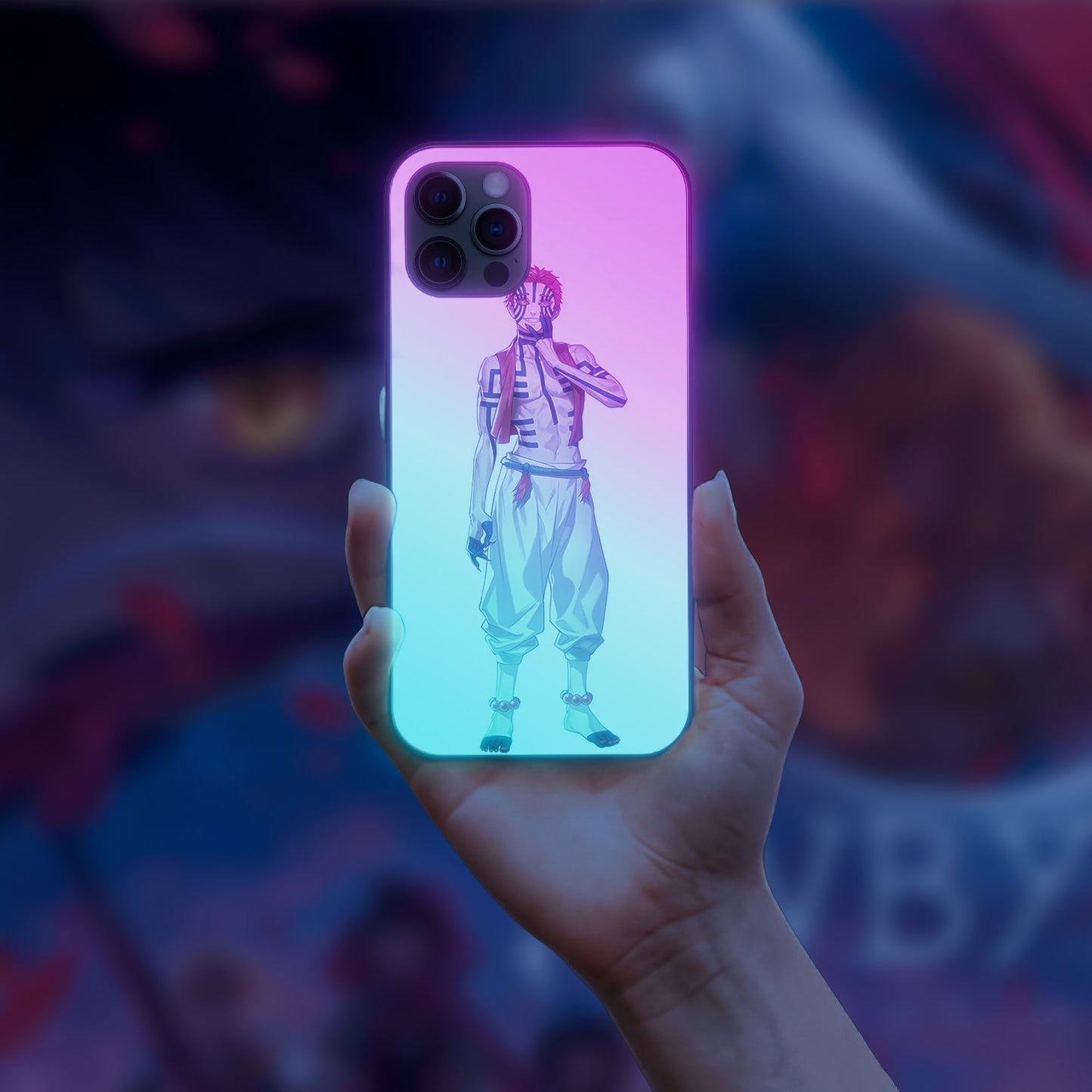 demon slayer 13 LED Case for apple