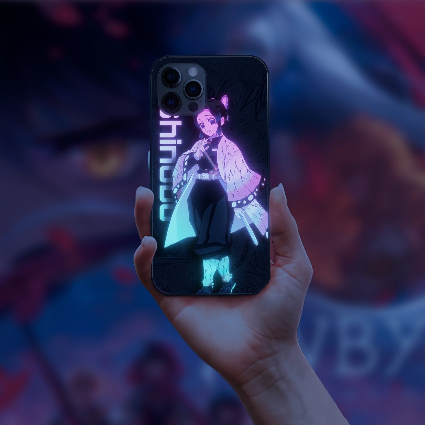 demon slayer 18 LED Case for apple