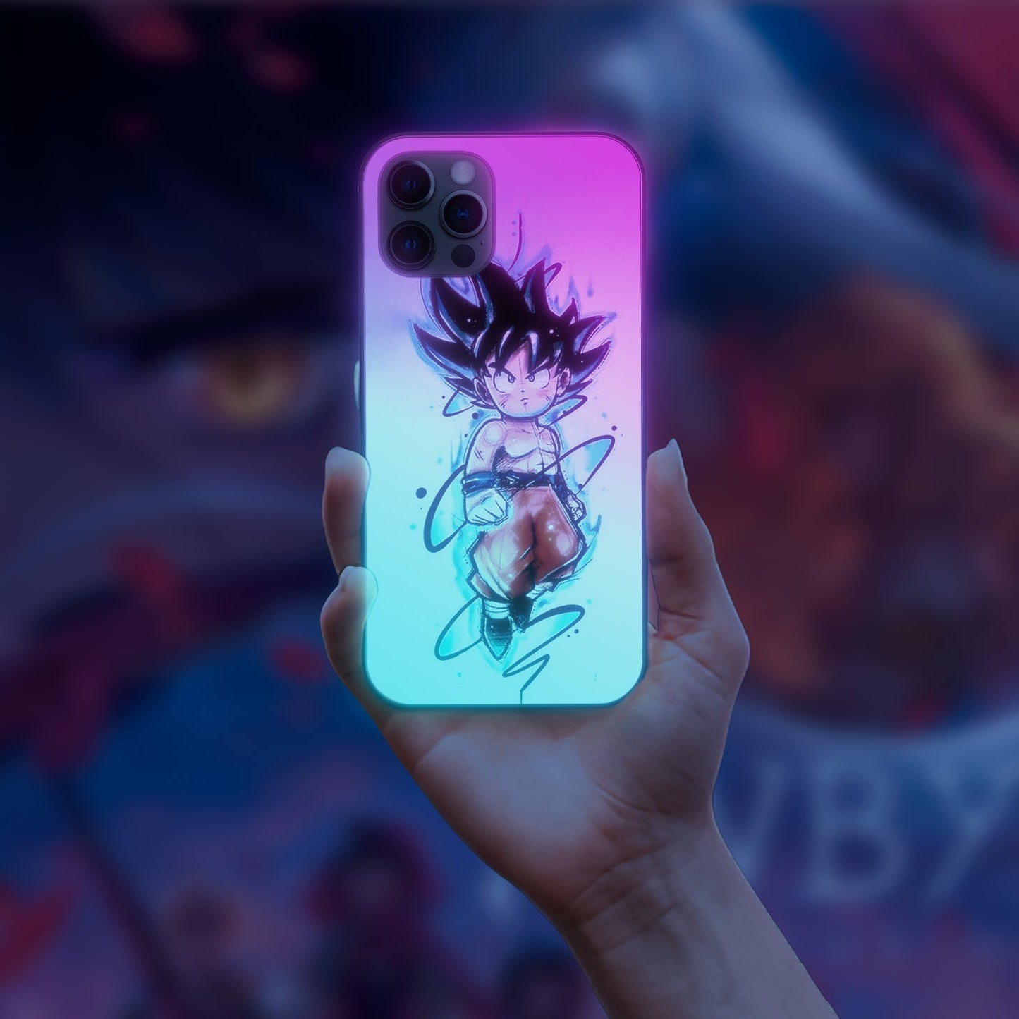 dragon ball super 11 LED Case for apple