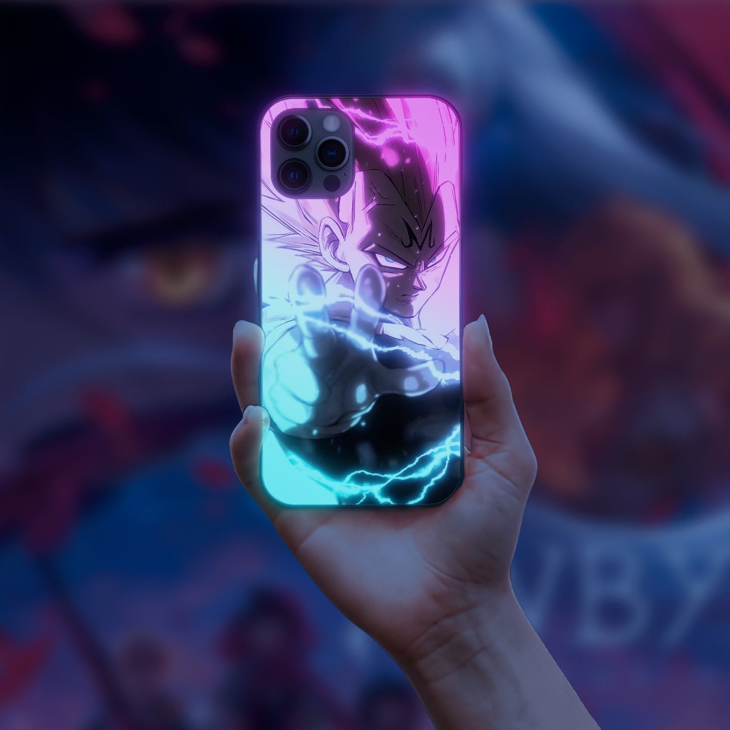 dragon ball super 12 LED Case for apple