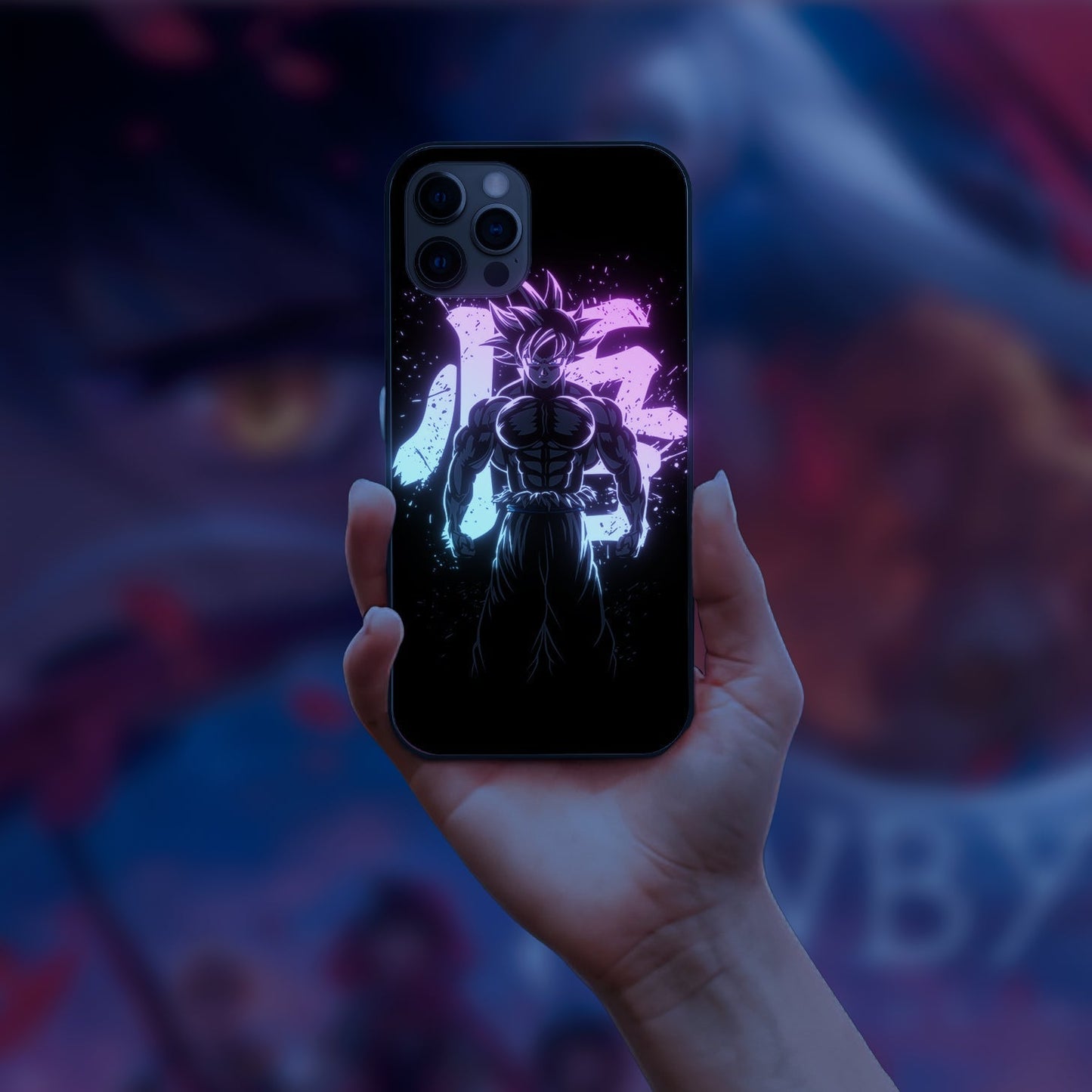 dragon ball super 14 LED Case for apple