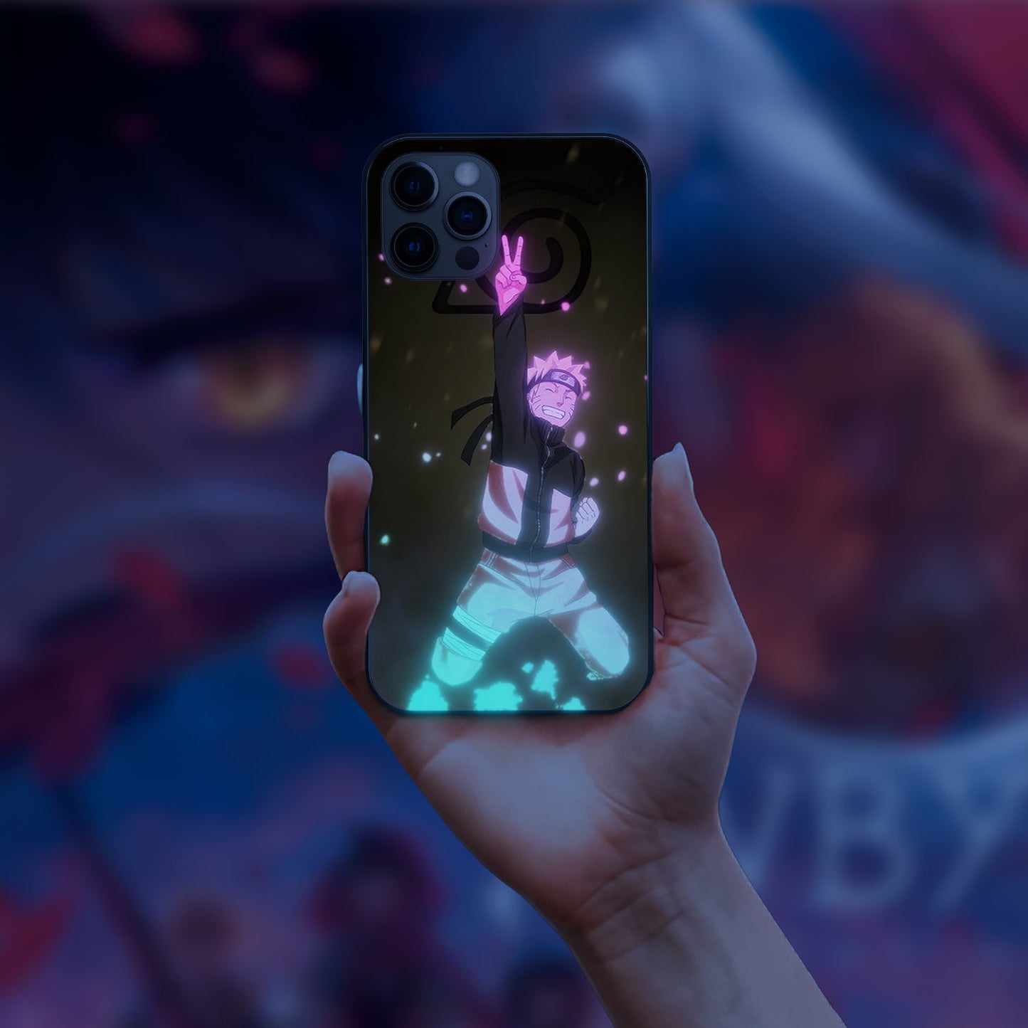 Naruto 16 LED Case for apple