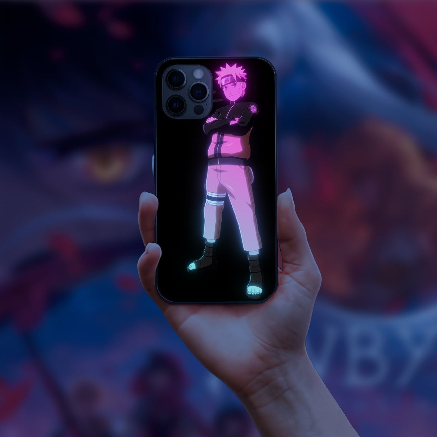 Naruto 17 LED Case for apple