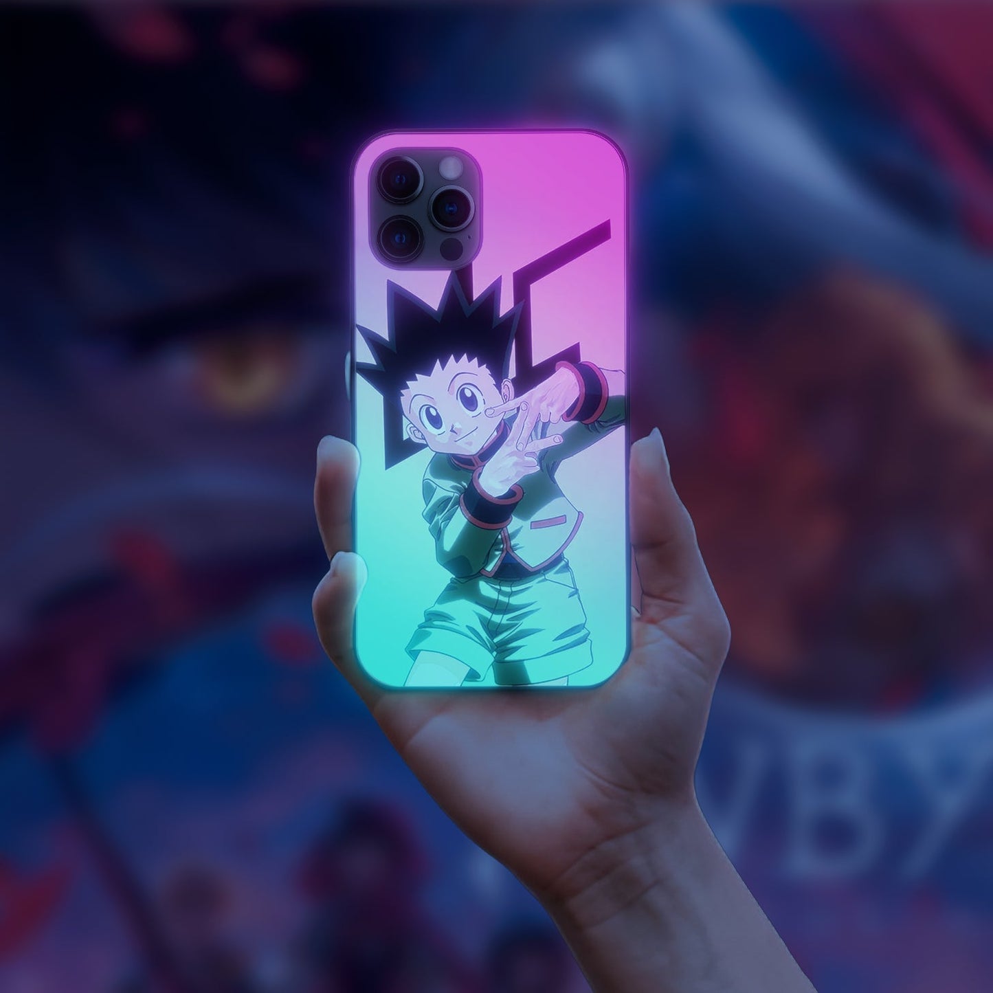 hunter x hunter 12 LED Case for apple