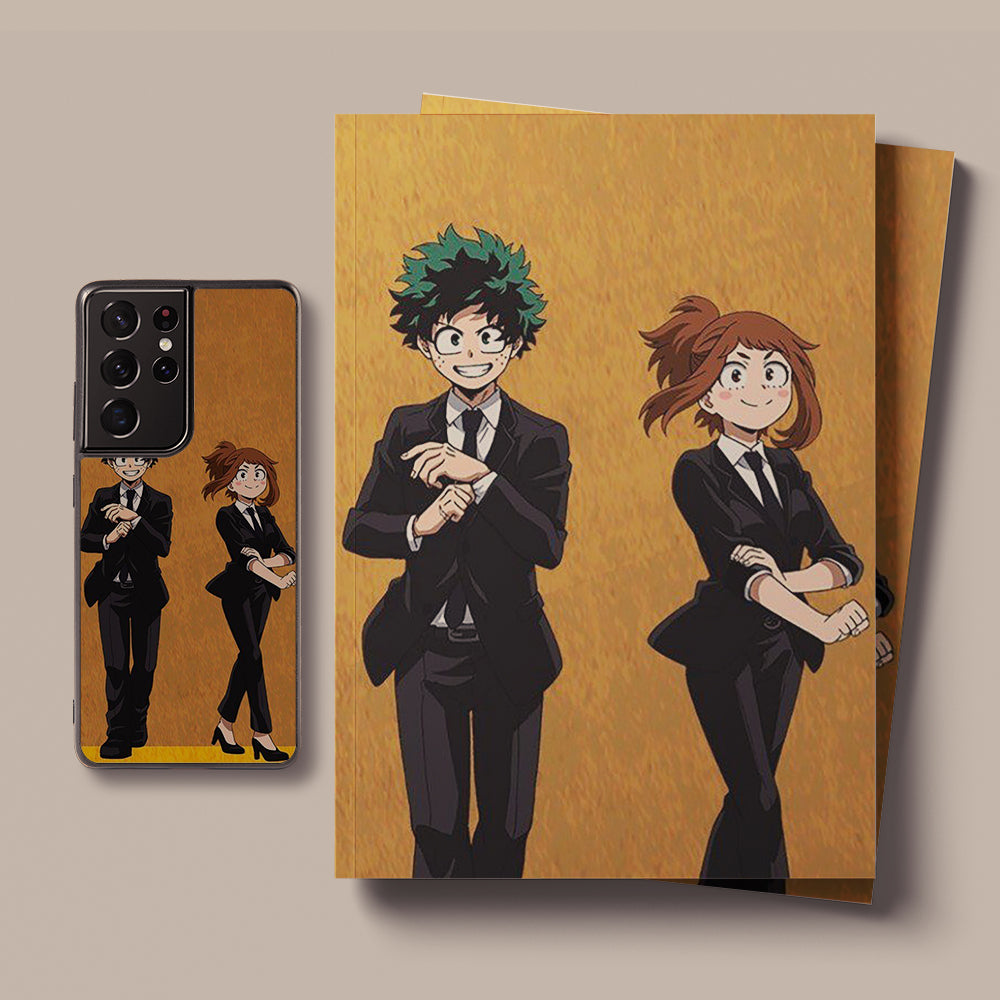 my hero academia 19 LED Case for Samsung