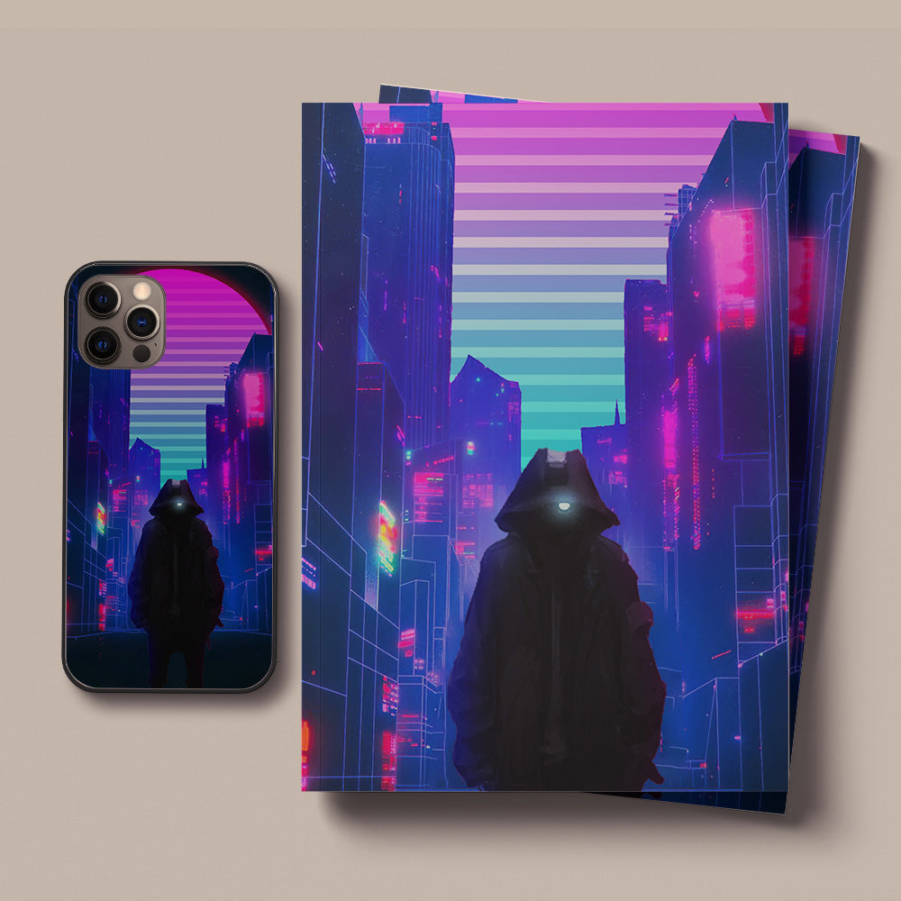 Mystery man LED Case for iPhone