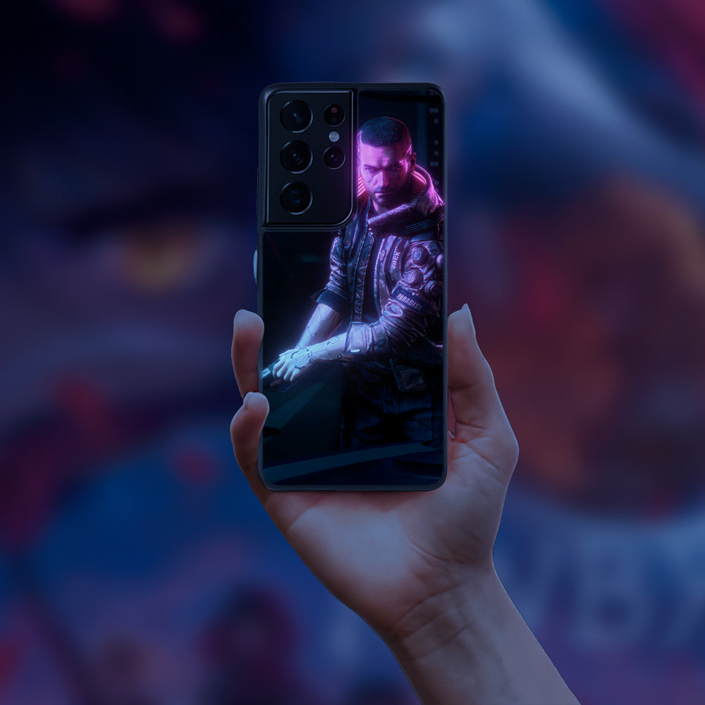 Cyberpunk 2077 characters LED Case for Samsung