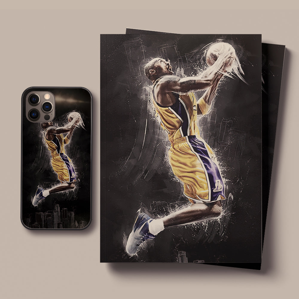 Kobe Bryant3 LED phone case for iPhone