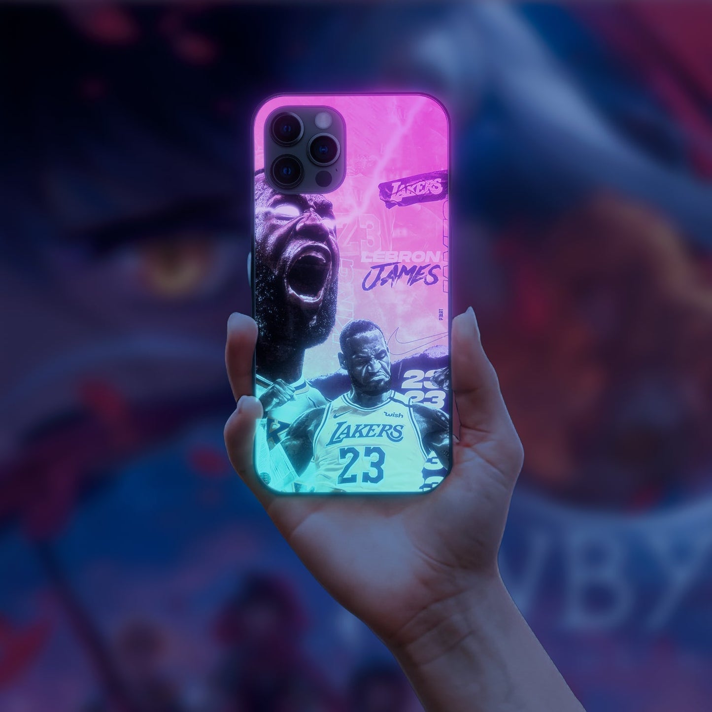 LeBron James2 LED phone case for iPhone