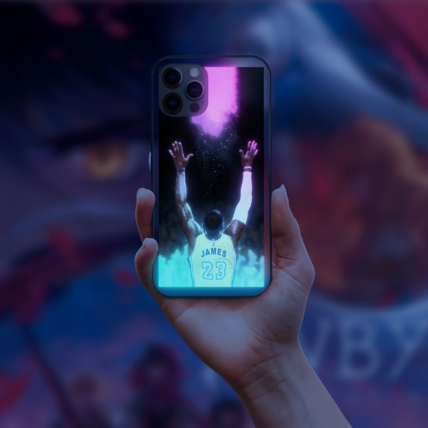 LeBron James3 LED phone case for iPhone