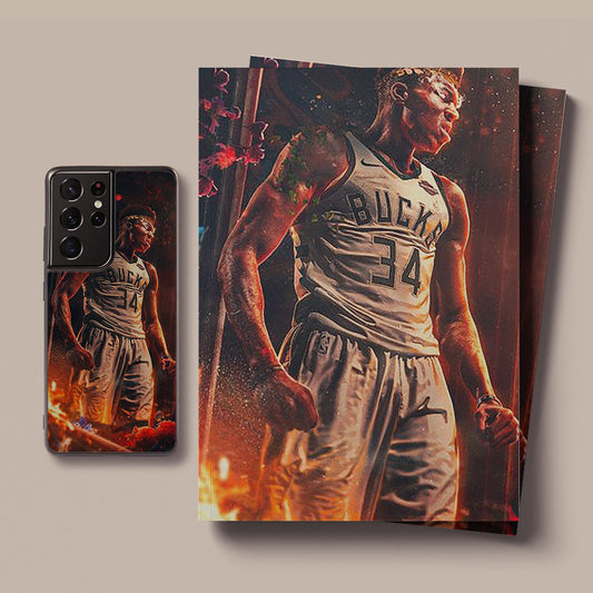 Giannis Sina Ugo Antetokounmpo LED phone case for samsung