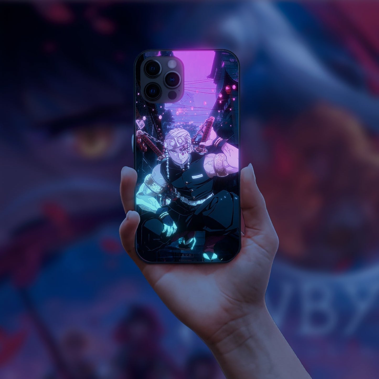 Demon Slayer LED Case for iPhone